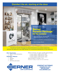 Berner Air Curtains PureAir Package Flyer