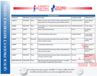 BRK Kidde Quick Cross Reference Guide