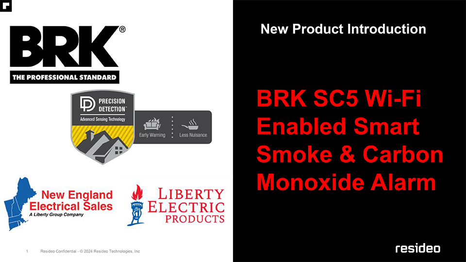 BRK Wi-Fi Enabled SC5 Smart Alarm Overview for Contractors & Home Safety Pros Slide Deck