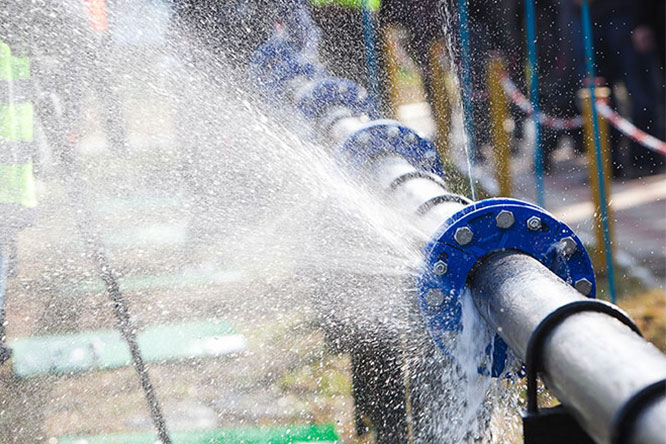 Frozen Industrial Pipe Bursting