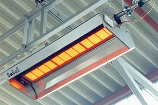 High-Efficiency Gas Tube Infrared