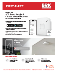 LEP - SC5 Smart Smoke And Carbon Monoxide Alarm