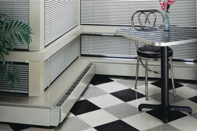 Convection Heater in Dining Room