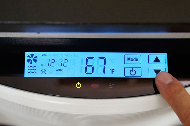 Touch Screen Tempature Controls