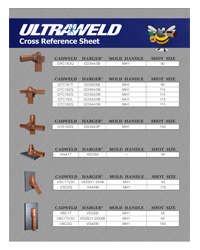 Ultraweld Cross Reference Sheet