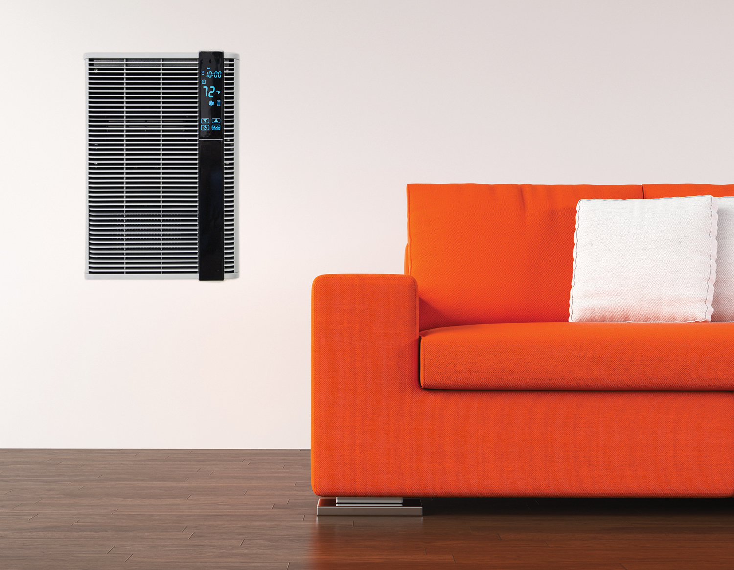 Wall Heater Installed in Living Room